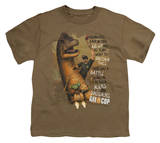 Youth: Axe Cop - Aliens and Dinosaurs Camisa