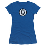 Juniors: Green Lantern - Indigo Tribe Logo T-Shirt