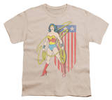 Youth: Wonder Woman - USA Banner Shirts