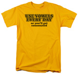 Vowels Everyday T-Shirt