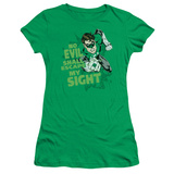 Juniors: Green Lantern - No Evil T-Shirt