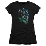 Juniors: Green Lantern - Black Lantern Batman T-shirts