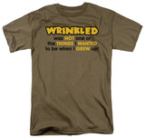 Wrinkled T-shirts