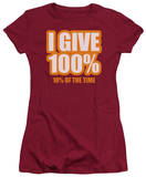 Juniors: I Give 100% Shirt