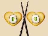 Baguettes et makis II Prints by Galith Sultan