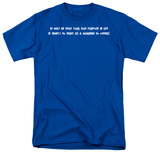 Warning to Others T-shirts