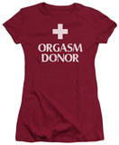 Women's: Orgasm Donor (Slim Fit) Shirts