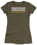Women's: Discourage Inbreeding (Slim Fit) Shirts