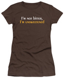 Juniors: Unsweetened T-shirts