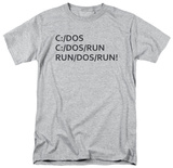 Run DOS Run T-shirts
