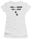 Juniors: Cat has a Staff T-Shirt