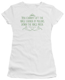 Juniors: Cannot Help the Wage T-shirts