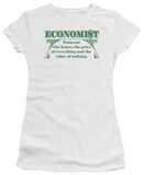 Juniors: Economist: Knows the Price T-shirts