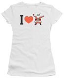 Juniors: I heart Santa T-shirts
