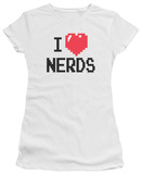 Women's: I Heart Nerds T-shirts