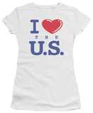 Juniors: I Love the U.S. T-Shirt