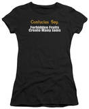 Women's: Confucius Say: Forbidden Fruit (Slim Fit) Shirts