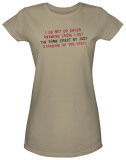 Women's: Standing Up Too Fast (Slim Fit) T-shirts