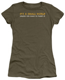 Juniors: It's a Small World T-shirts