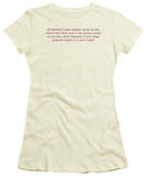 Juniors: Buttered Bread on a Cat T-shirts