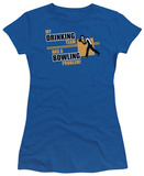 Women's: My Drinking Team (Slim Fit) T-Shirt