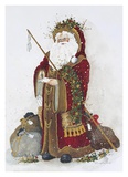 Santa's Assortment Posters par Peggy Abrams
