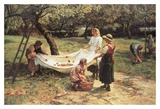 The Apple Gatherers Poster von Frederick Morgan