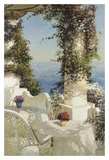 Positano Seascape Poster by Vitali Bondarenko