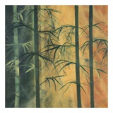 Bamboo Groove I Poster by Kate Ruff