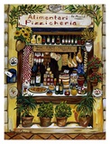 Alimentari Pizzicheria Print by Suzanne Etienne