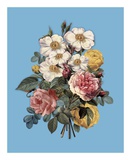 Melange En Bleu Un Posters by Michele Roohani