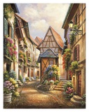 Village Court Affiche par Sung Kim