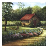 Garden Cottage Posters by Lene Alston Casey