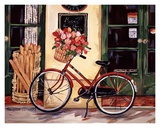 My Red Bicycle Prints by Suzanne Etienne