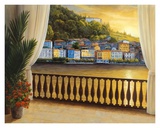 Italian View Poster by Diane Romanello