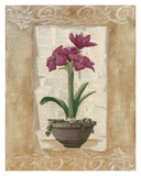 Mots et fleurs I Affiches par Celeste Peters