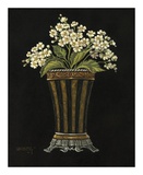 Floral Noir Paper Cloche Posters par Janet Kruskamp
