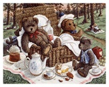 Bear's Picnic Art by Janet Kruskamp