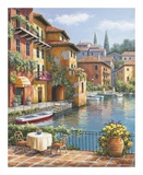 Cafe At The Canal Poster par Sung Kim