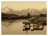 River Crossing II Posters by Robert Dawson