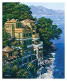 Cove At Portofino Posters by Howard Behrens