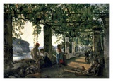 Terrace of the Seashore, 1828 Prints by Silvester Shchedrin