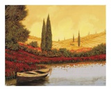 La Barca al Tramanto Affiche par Furtesen 