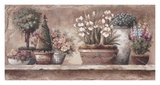 Antique Blooms Prints by Alma Lee