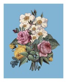 Melange En Bleu Deux Poster by Michele Roohani