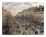 Boulevard Montmartre, Afternoon Sun, 1897 Prints by Camille Pissarro