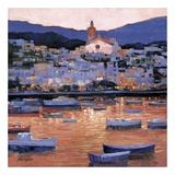 Costa Brava Sunset Poster by Howard Behrens