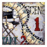 Scene One Take Two Posters par Janet Kruskamp