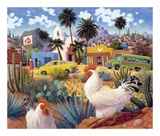 Gallos Blancos Poster von Stephen Morath