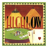 Poker High Low Poster par Geoff Allen